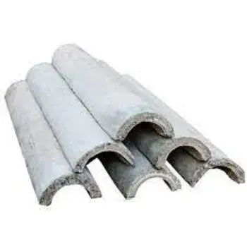 Cement Concrete 225mm Half Round Pipe